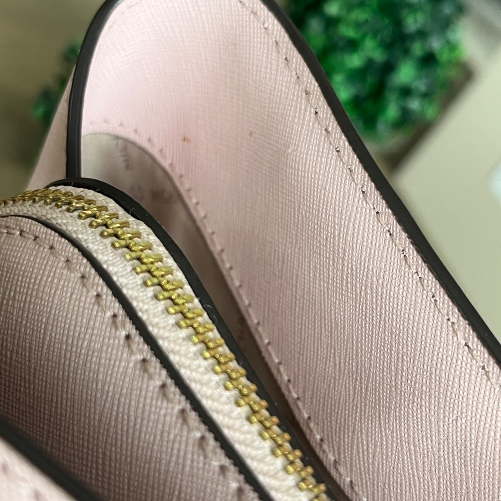 Michael Kors Pink Satchel Crossbody with Wallet - Picture 10 of 16